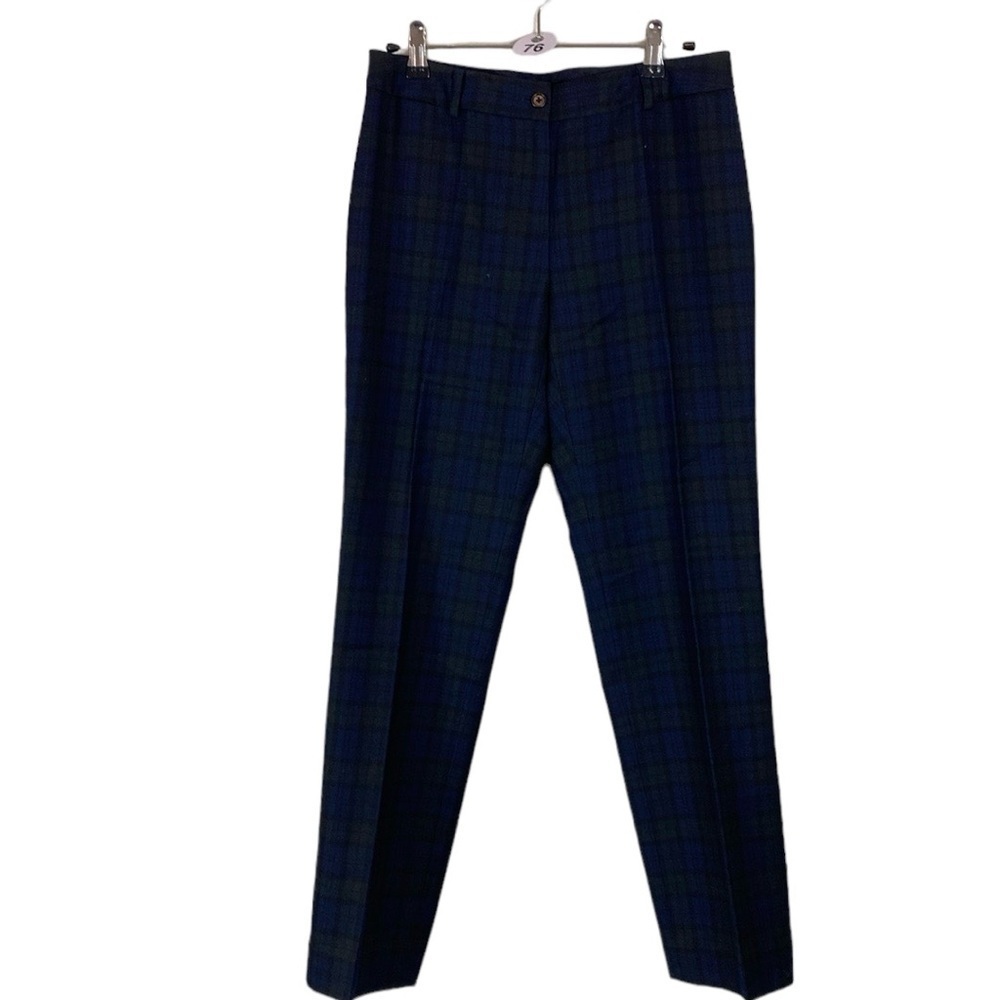 Brooks Brothers plaid natalie fit trousers